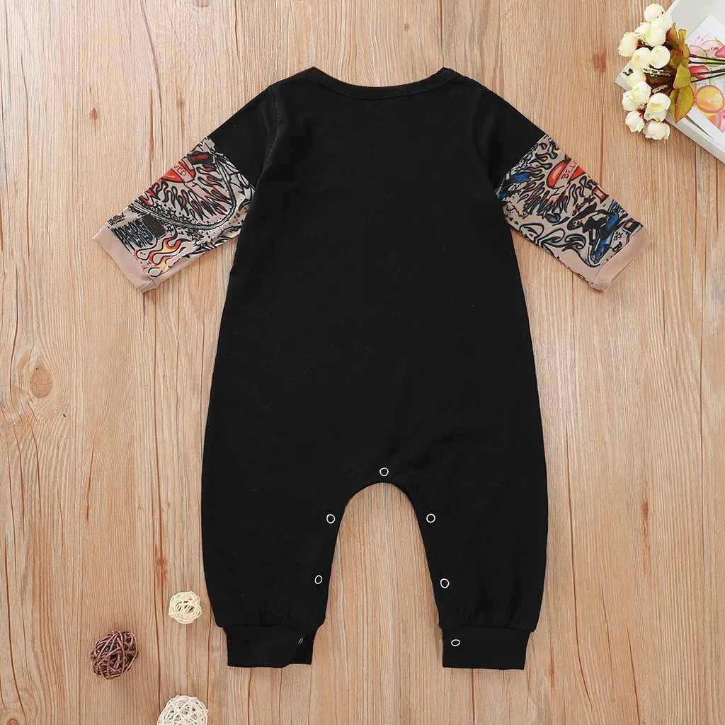 Fashion Baby Rompers Long Sleeve Print Jumpsuit Winter Clothes Pullover O-neck Newborn Roupa Infantil Menino |