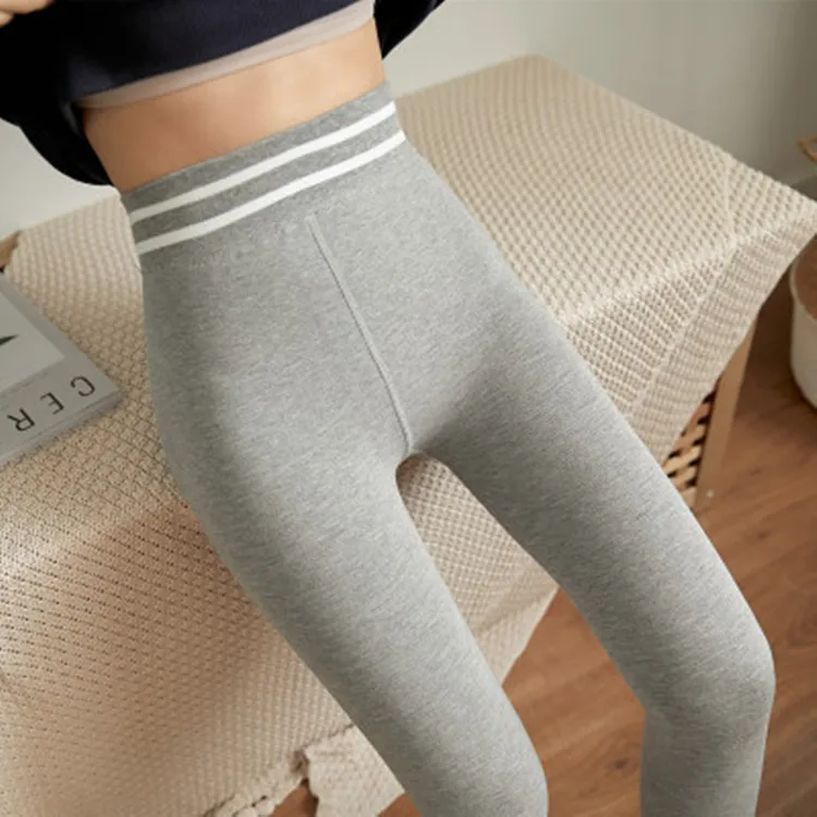 

Yoga Pants triped High-Waisted Leggings women Polyester Ankle-Length legging plus size pants