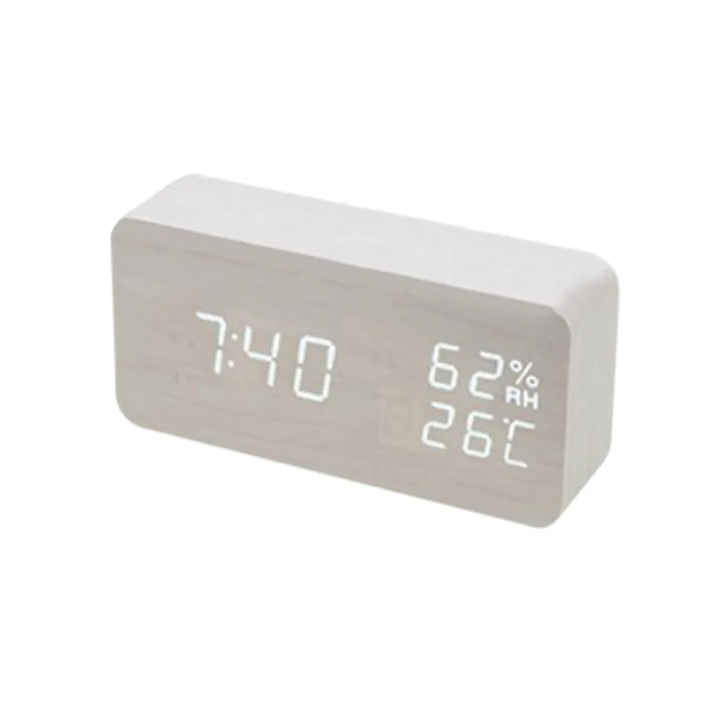 2020 Best High-end Clocks Thermometer Alarm clock LED Digital Table Clock USB Power Cable Z0311 | Дом и сад