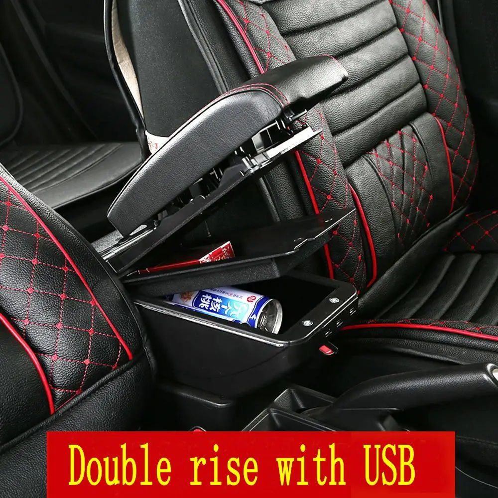 arm rest for nissan kicks armrest box center console central store content storage with cup holder ashtray usb interface free global shipping