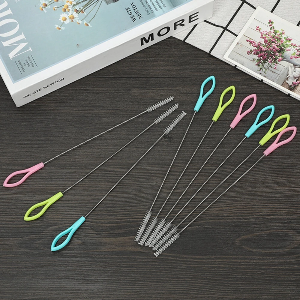 5 шт набор рыбы трубка для цистерны щетка с Цвет бутылочка ручкой всасывающая