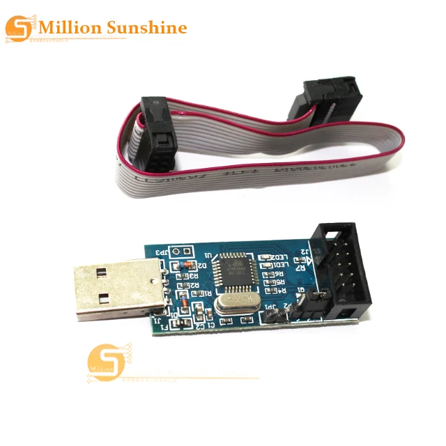 USB ISP программатор для ATMEL AVR ATTiny 51 плата USBISP usbasp 1 шт. | Компьютеры и офис
