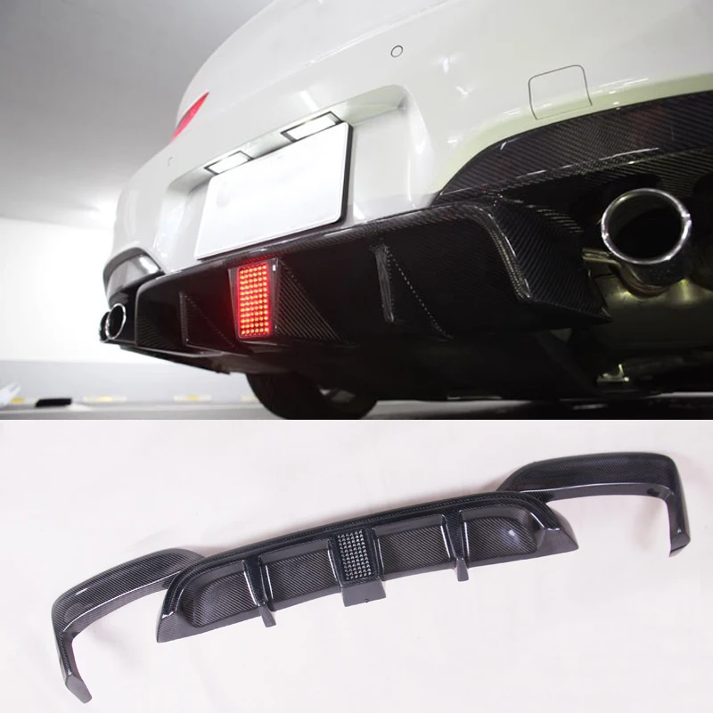 K образный светодиодный задний диффузор из углеродного волокна для BMW F06 F12 F13
