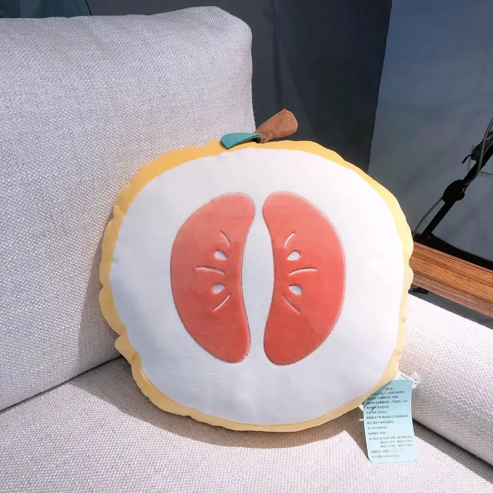 

candice guo Q plush toy sweet fruit mangosteen pomelo strawberry kiwi soft stuffed cushion sofa pillow birthday Christmas gift