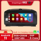 8G 256G Android 11 API30 многофункциональная автомобильная интеллектуальная система для BMW 7 серии E65 E66 2001 - 2008 Беспроводная Carplay + Авто + зеркало