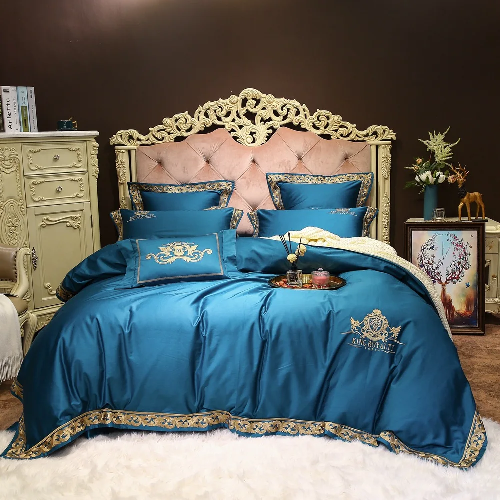 

High-End Egyptian cotton Embroidery Four-Piece High-End Luxury Atmosphere Bedding set bed sets