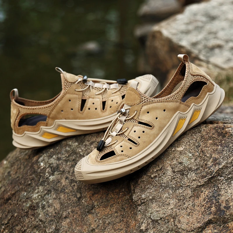 

Sandale Homme Ete Sandalia Rasteira Sandalen Heren Sandals Men Leather Sandles For Summer Sandals&slippers Fashion