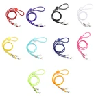 1 шт. Регулируемая безследная маска на шею, веревка для маски, шнурок для детей и взрослых, аксессуары для маски с держателем