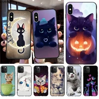 cat cute kitten phone case for iphone 12 pro max 11 pro xs max 8 7 6 6s plus x 5s se 2020 xr case