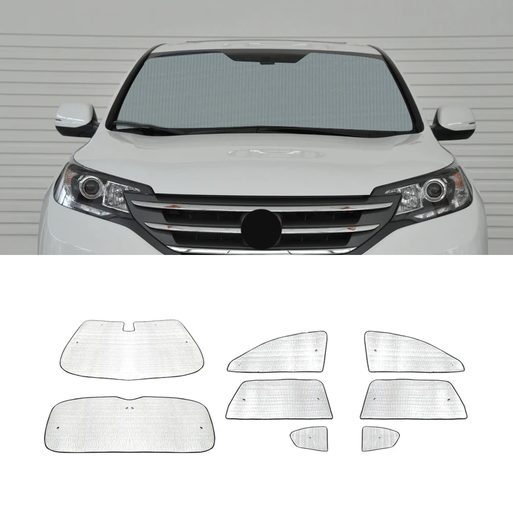 

For Honda CR-V 2012-2016 Auto Car Windshield Sunshade UV Shield Block Cover One Set for Front Side Window Interior Accessories