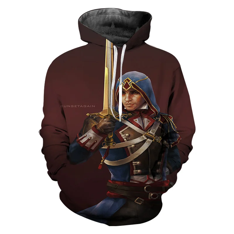 Толстовки с капюшоном надписью Swordsman толстовки для мужчин Sudaderas Para Hombre уличная
