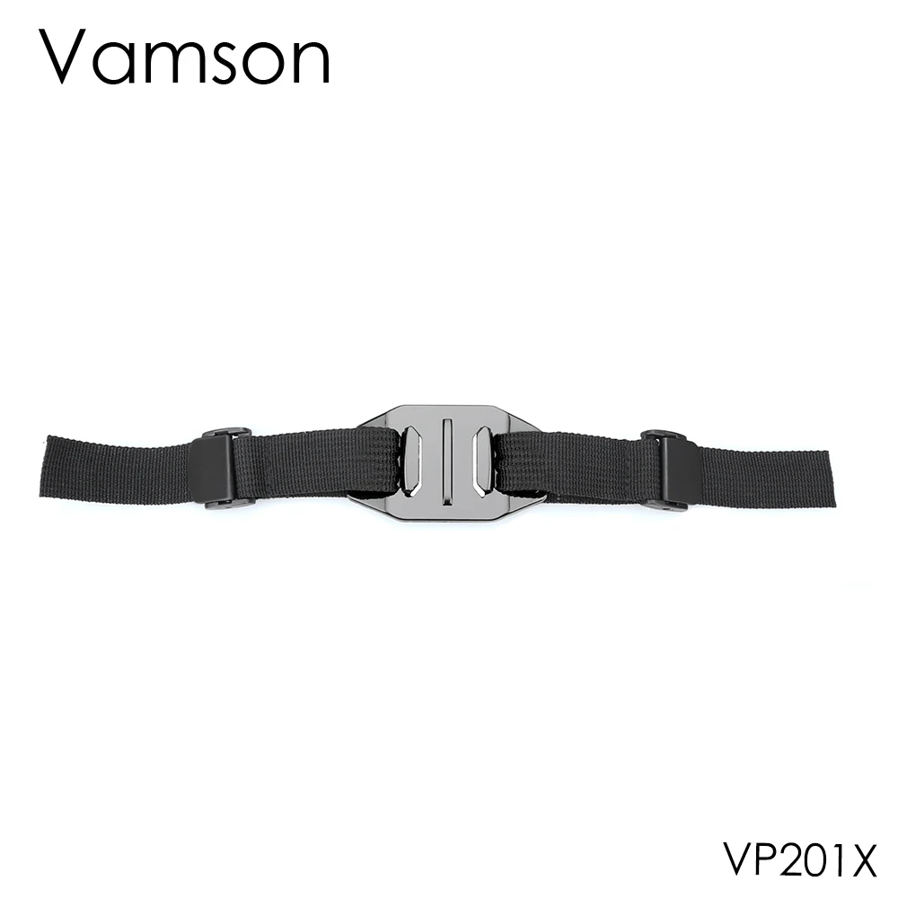 VP201X Vamson для спортивной экшн-камеры Go Pro Hero 7/6/5/8 регулируемый ремешок для шлема с креплением для головы держатель адаптер для спортивной экшн-камеры Xiaomi Yi 4K OSMO экшн VP201X - Цвет: VP201X
