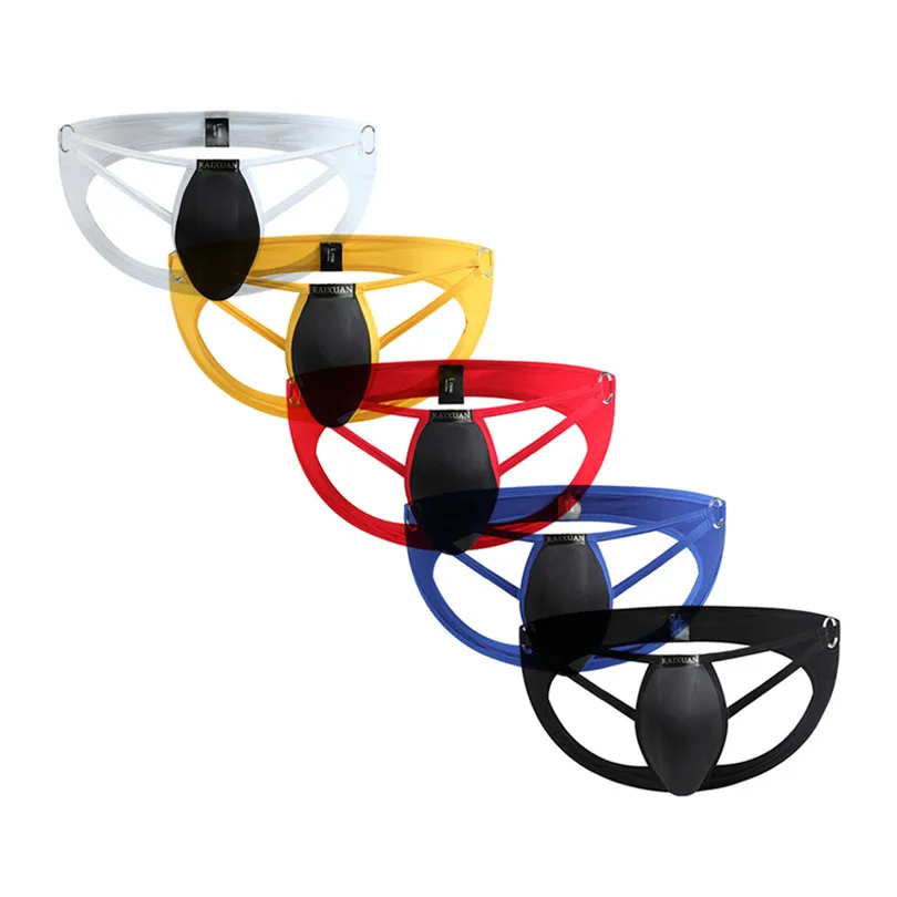 Мужские сексуальные трусы KAIXUAN сексуальное нижнее белье прозрачные шорты с