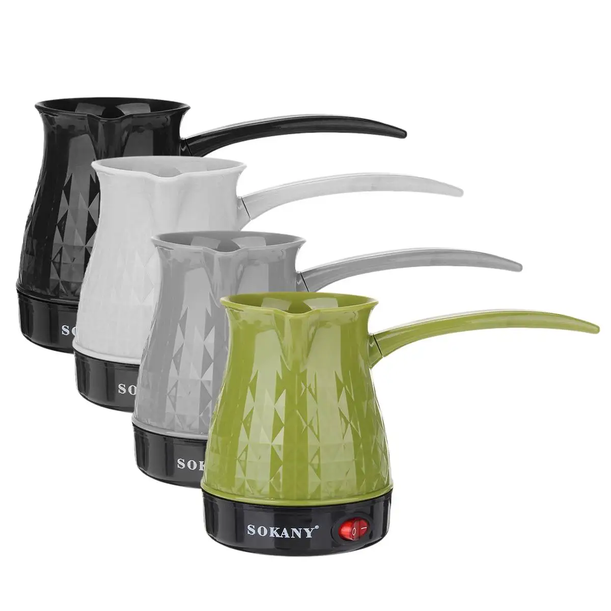 

500ml Coffee Maker 600W Electric Coffee Percolato Coffee Pot Portable Espresso Machine Fast Heat Resistant EU Plug Waterproof