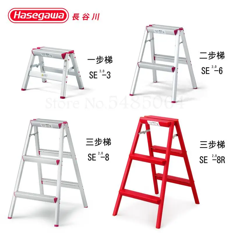 Складная лестница для дома толстая алюминиевая в елочку портативный стул