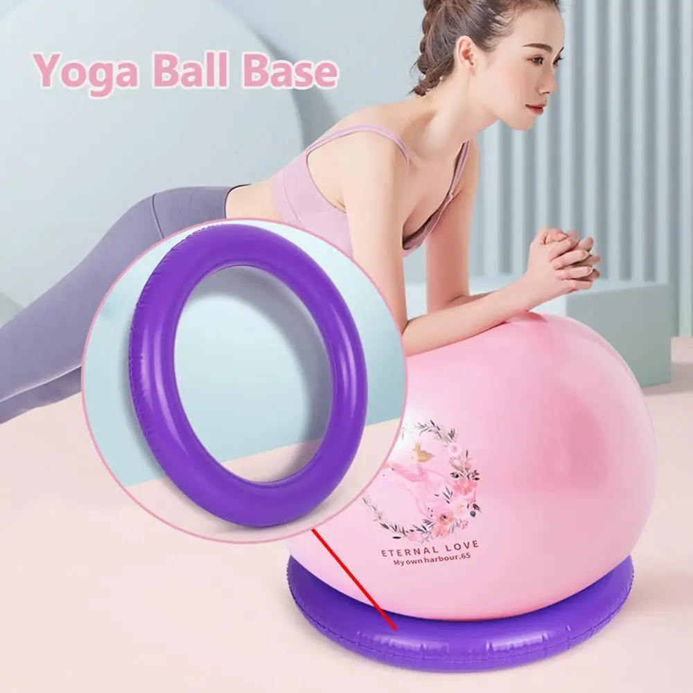 

Gym Yoga Ball Base Non-slip Explosion-proof PVC Pilates Round Exercise Thicken Stable Home Fitness Balance Fixed Ring