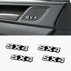 4 шт. 3D алюминиевый динамик стерео динамик значок эмблема наклейка для Suzuki SX4 S-кросс-аксессуары автостайлинг