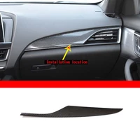for cadillac ct5 real carbon fiber car styling central control decorative strip sticker car interior decoration accessories