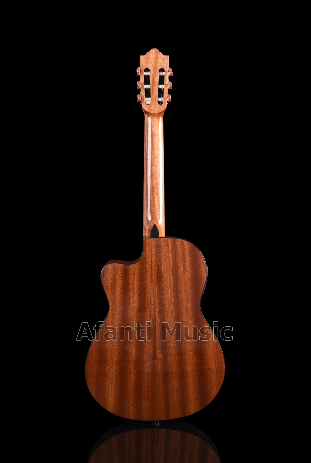 Afanti музыка 39 дюймов Spruce& Sapele Классическая гитара с эквалайзером(ACL-2045