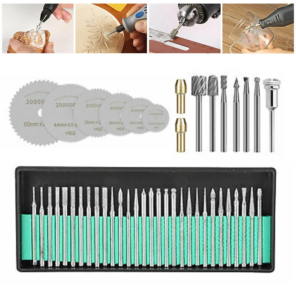 

0.88\"/ 1\"/ 1.26\"/ 1.39\"/ 1.74\" Drill Bits Kit 3mm 5 Sizes Diamond