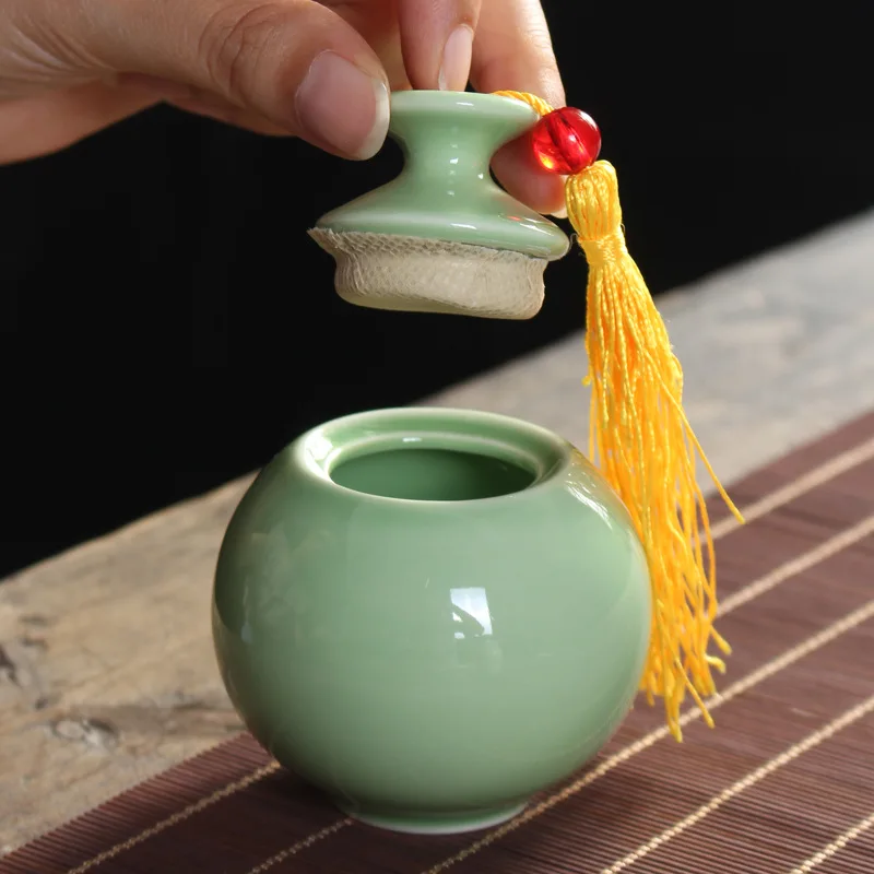 Многофункциональные стеклянные банки разнообразные для чая керамические