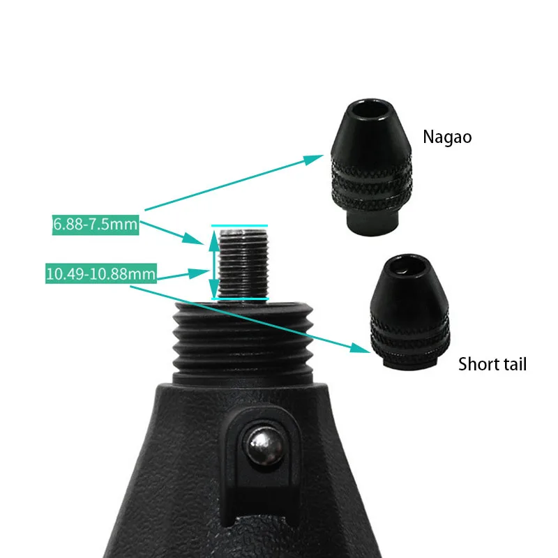 Универсальный патрон Dremel для вращающихся инструментов 0 5 3 2 мм|dremel chuck|keyless dremeldremel