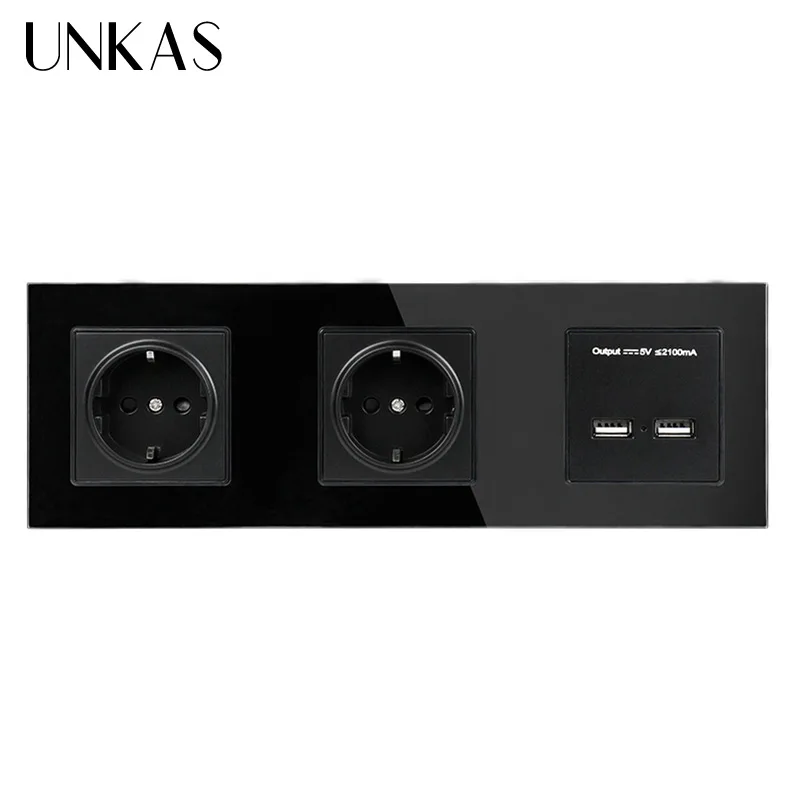 Настенная розетка с двойным USB-портом 16 а 5 в 2 | Обустройство дома