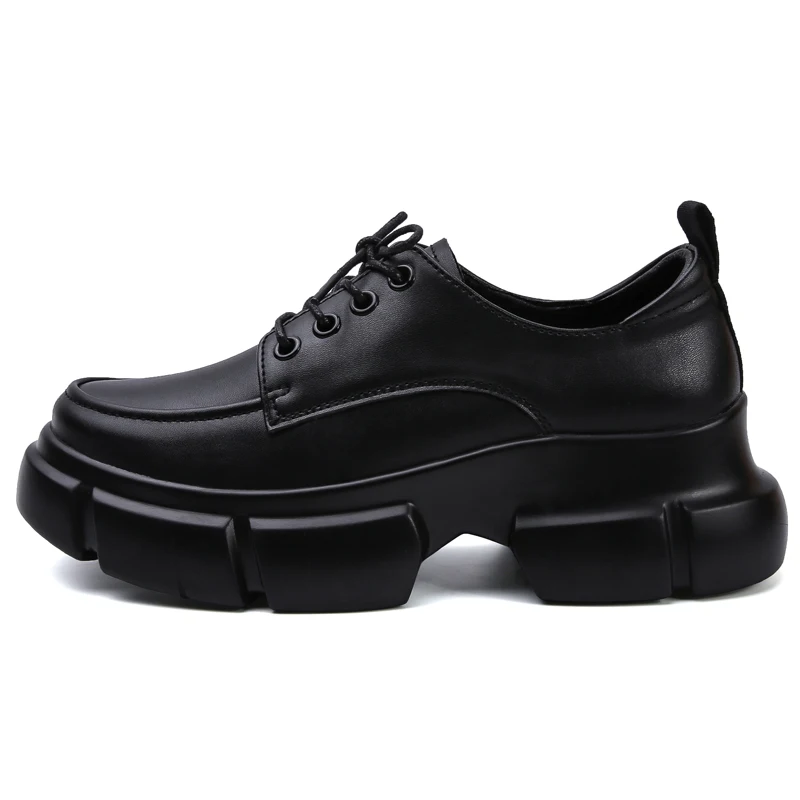 Женские ботинки на толстой подошве с вулканизированной подошвой размеры до 40