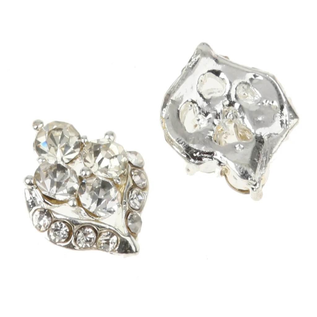 

10Pcs 3D Nail Art Tips Decorations Alloy Rhinestones Jewelry Manicure