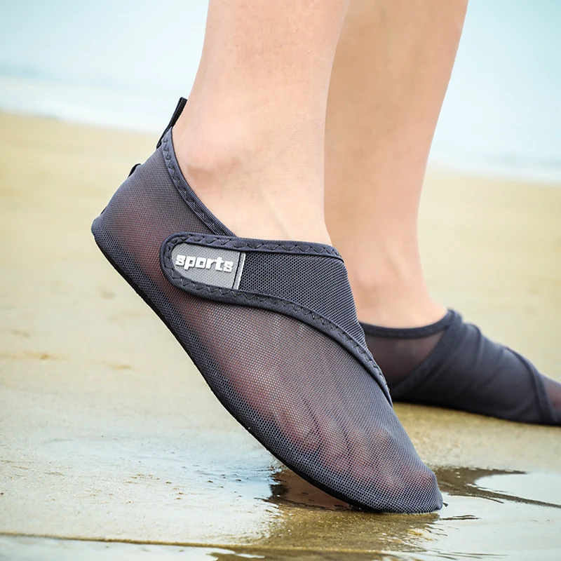 Кроссовки Aqua Shoes мужские/женские быстросохнущие дышащие для пляжа плавания