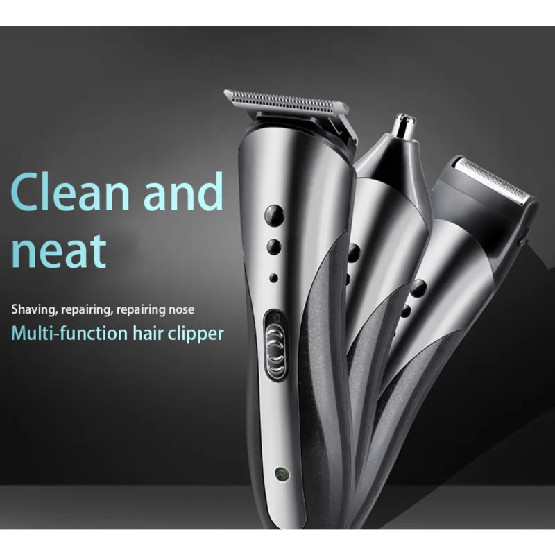 Электрическая машинка для стрижки волос профессиональный триммер бороды