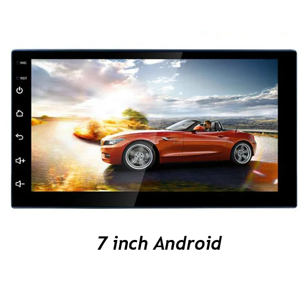 7 дюймов 9 дюймов 10,1 дюймов Android автомобильный gps плеер Емкостный HD сенсорный экран радио стерео Поддержка Камера заднего вида вход Android 8,0 - Цвет: 7 inch