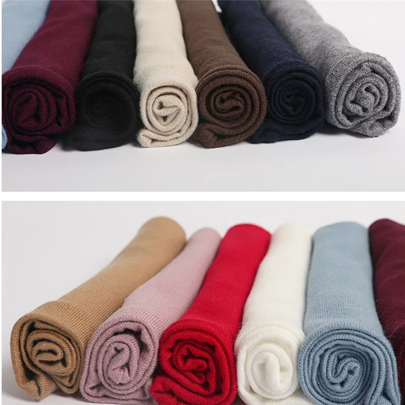 Унисекс клетчатые двухслойные теплые флисовые вязаные шарфы шаль хомут для