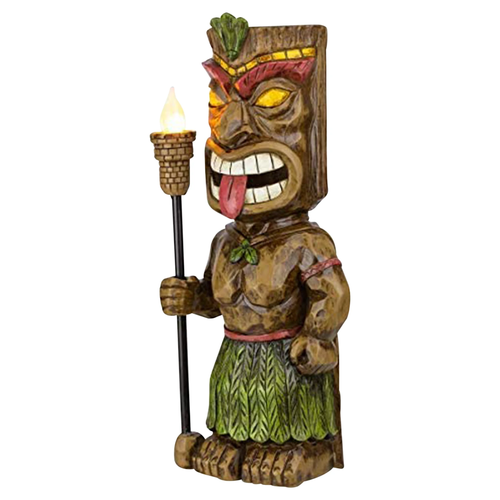 

Статуя из смолы, Расписанная вручную, старинный Тотем майя, скульптура фонарь ком, наружная садовая статуэтка, художественное украшение дво...