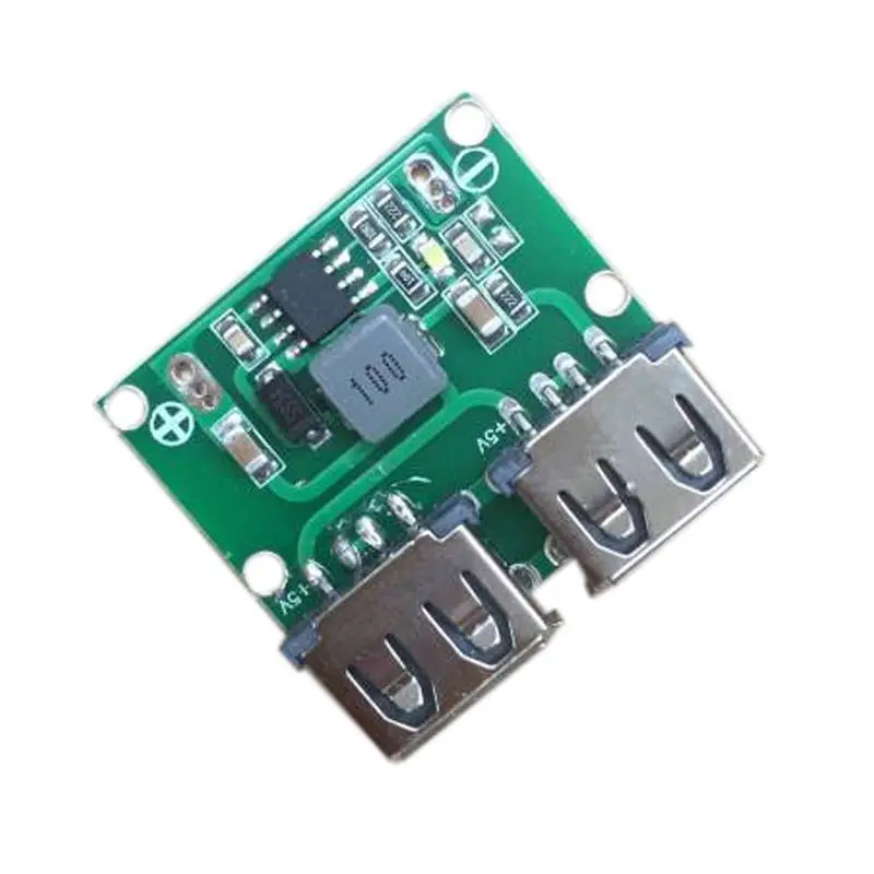 DC понижающий преобразователь 5V 3A двойной USB зарядное устройство Модуль