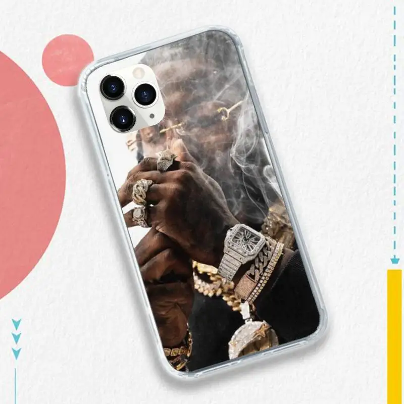 

Pop Smoke famous Rapper Phone Case for iPhone 11 12 mini pro XS MAX 8 7 6 6S Plus X 5S SE 2020 XR high quality cover