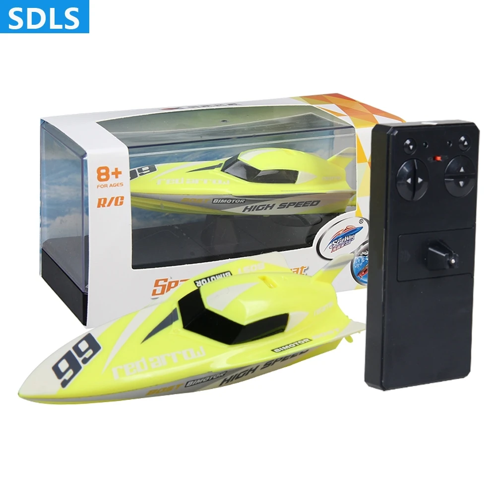 RC мини лодки 2 4 ГГц 4CH пульт дистанционного управления высокоскоростная лодка