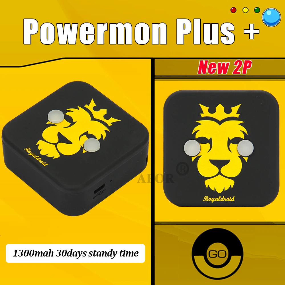 

Dorpshipping Powermon Plus + автоматический захват 2P 3P для тренировок Pokemongo Plus 3 в режиме ожидания 1300 мАч перезаряжаемая батарея интерактивные игрушки