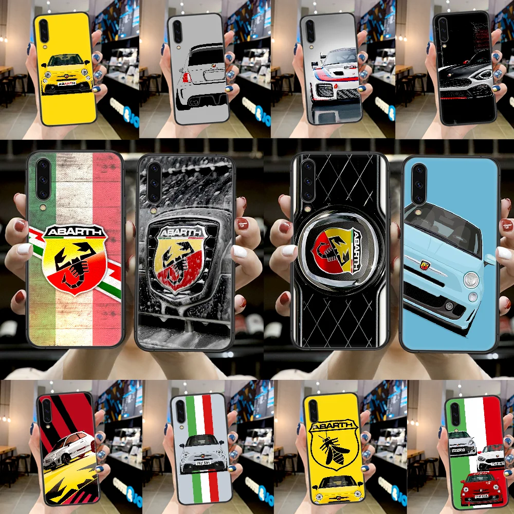 

CKarl Abarth Car logo Phone Case For Samsung Galaxy A 3 5 7 8 10 20 20E 21S 30 30S 40 50 51 70 71 black Back Tpu Bumper Painting