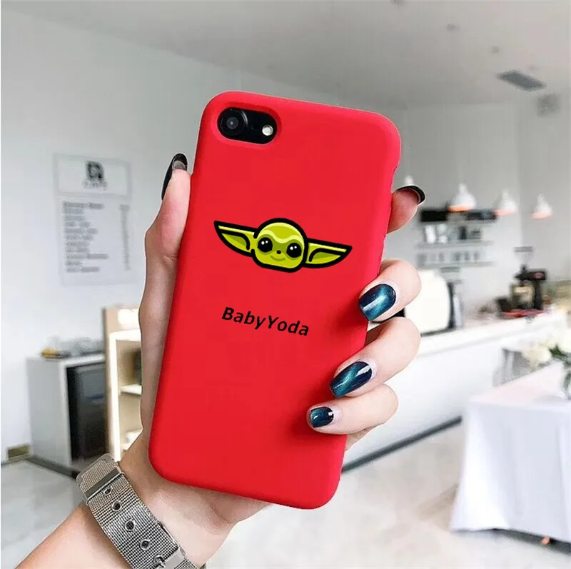 Милый ТВ мандалорский ребенок йода чехол для телефона для iPhone X 7 Plus чехол силиконовый чехол для iPhone 11 pro 6S 8 6 Plus XS Max чехол