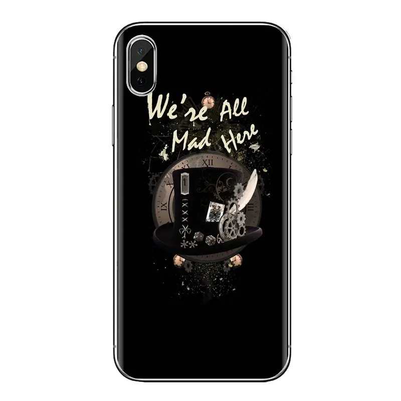 Мешок TPU чехол для Huawei G7 G8 P7 P8 P9 P10 P20 P30 Lite Mini Pro P Smart плюс 2017 2018 2019 мы all mad here и Алиса в