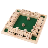 4 sided 10 number board game in french shut the box board games toys creative for kidsadult set for 4 people pub party drinking