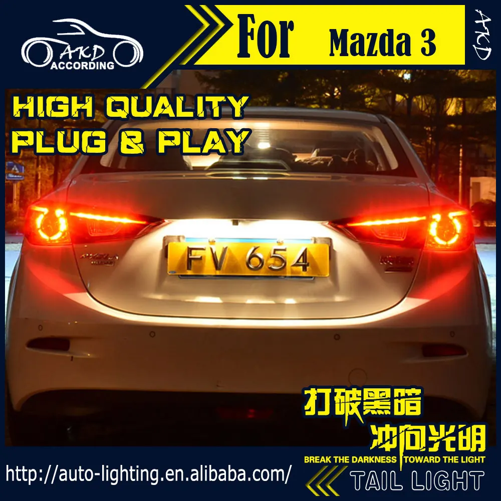 АКД стайлинга автомобилей хвост лампа для Mazda 3 Axela светильник s плюс Гибридный