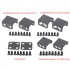 Крепежная пряжка с параллельной пряжкой для вентилятора охлаждения шасси 891214 см, 2 шт.