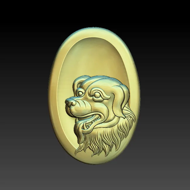 Милая собака 3D STL модель для ЧПУ маршрутизатор принтер Artcam Aspire Bas рельеф |
