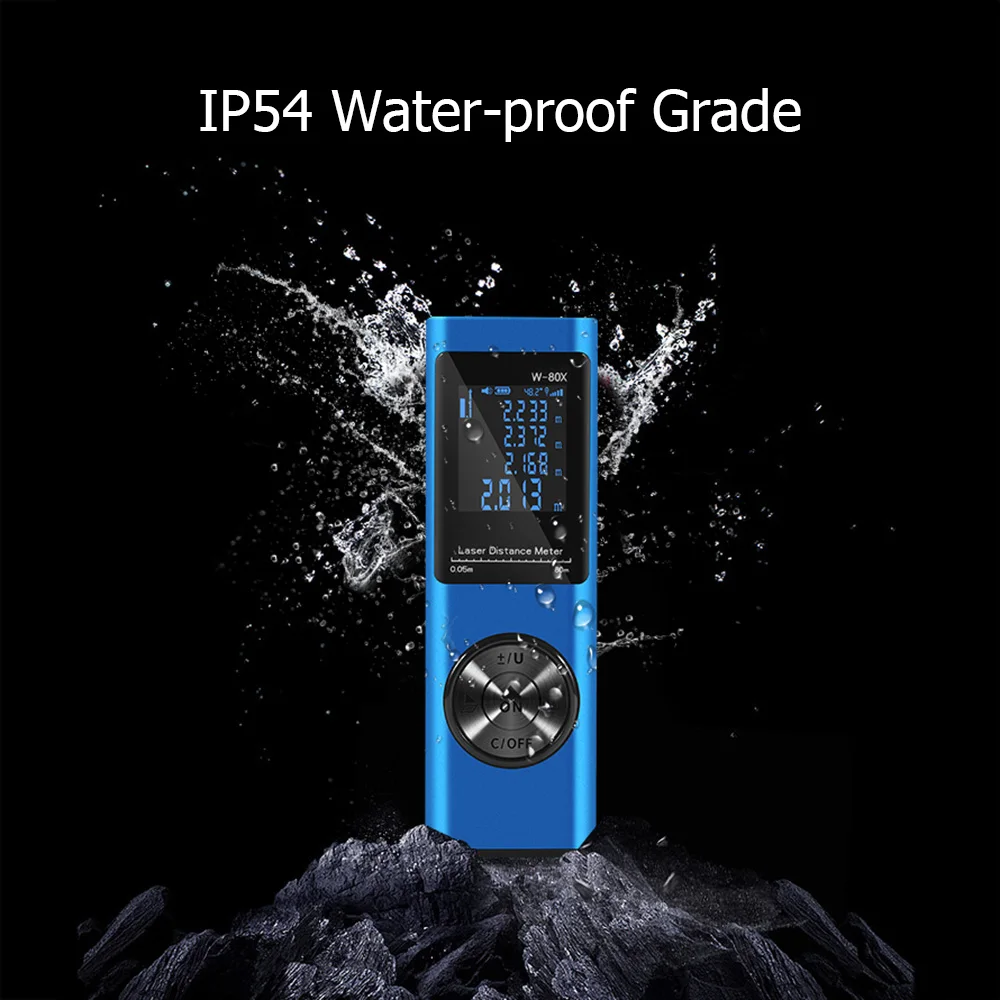 Портативный лазерный дальномер цифровой мини измеритель расстояния портативное
