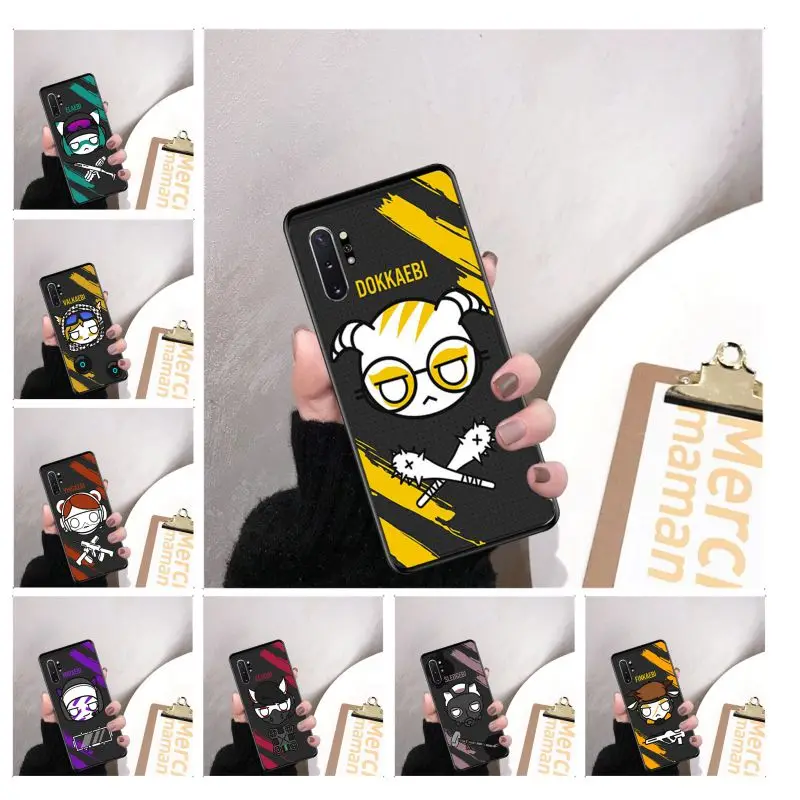 Радуга шесть осада покупателей высокое качество чехол для телефона Galaxy note 3 4 5 7 8 9