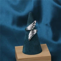 wing open rings for women wedding engagement party jewelry anillos mujer punk daily wedding couple luxury rings