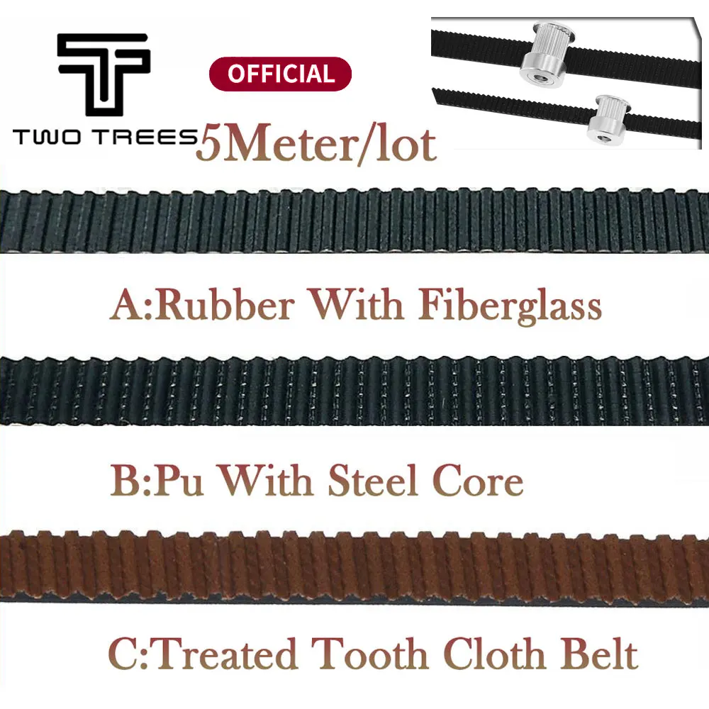 5M 2GT открытый ремень ГРМ 6 мм полиуретан со стальным сердечником стеклоткани с