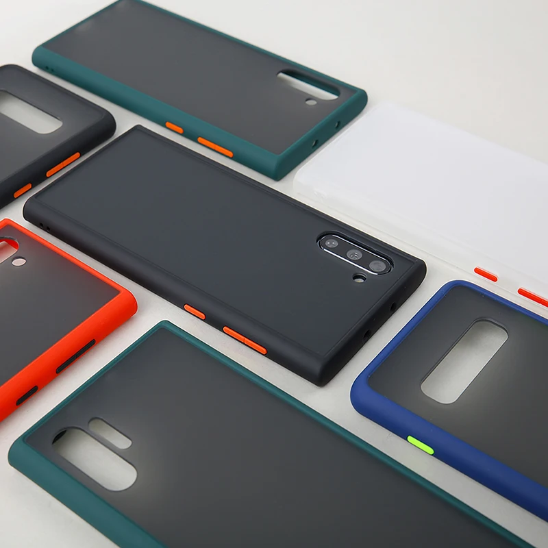 Матовый Жесткий чехол для Samsung Galaxy Note 10 Plus S10 S10E A40 A50 A60 A70 A10S A20E A30S M40 M30|Бамперы| |